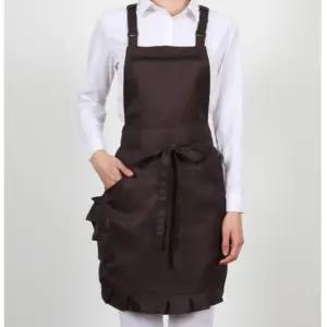 인기 앞치마 서빙 매장 프릴 단체 하단 홀 브라운 유니폼 H형 식당 예쁜 추천템 업소용 앞치마