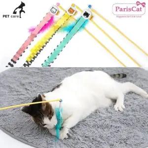 고품질 랜덤 토이 캣스틱 깃털 (WFJROK7)