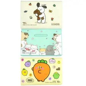 여행용티슈 핑크풋 휴대용 미니사이즈 여행티슈세트 (WFJ79QW)