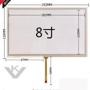 유니버셜 자동차 DVD 내비게이션 화면 8인치 터치 스크린 192x116