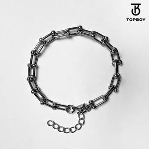 실버 사슬 체인 팔찌 (VIAC008)