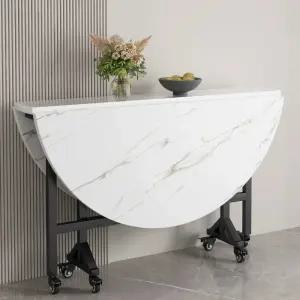 공간활용식탁 대형 접이식 공간활용 원형 원탁 테이블 폴딩