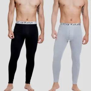 남자 우수한 신축성 슬림핏 경량 기모타이즈 내복하의 겨울 남성
