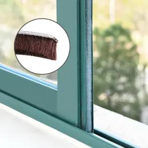 도어갭 문틈 외풍차단 문풍지 모헤어 9x9mm 5미터 틈새막이 창문틈새막이