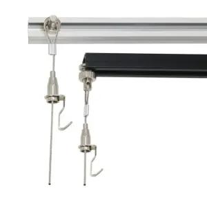 천장용 액자레일 걸이 와이어 액자걸이 갤러리 전시 액자걸이