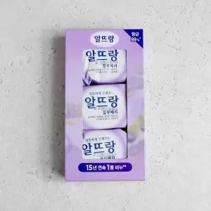 알뜨랑 비누 보라 3입 비누 알뜨랑 세안비누 욕실비누 비누도매 도매