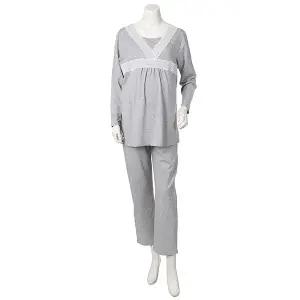 [롯데백화점]마더피아 텐셀 임신 수유 실내복 상하세트(RTO1000LBSET)