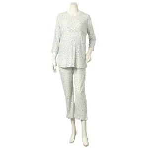 [롯데백화점]마더피아 임신출산 겸용 지퍼 수유상의+하의 세트(RTO1007TSET)