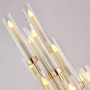 캔들 IMUWEN 금속 촛대 홀더 스탠드, 16 암 캔들 웨딩 테이블 센터피스, 홈 파티 장식용 로드 리드, IM887