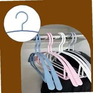 TC 반원 논슬립 옷걸이 미끄럼방지 블루색상