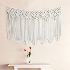 코바늘커튼 베란다 창문가리개 발코니가 라메문발