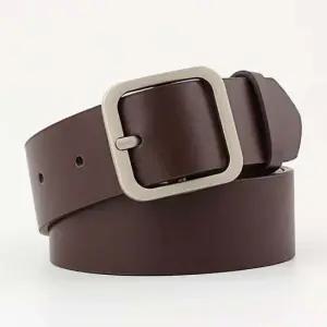 멜빵 로빈 스퀘어 여성 가죽벨트(100cm) 여성벨트 패션벨트 캐쥬얼벨트 캐주얼벨트 l