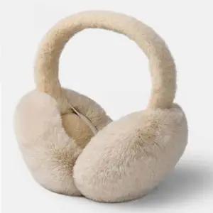 귀마개 겨울 방한 접이식 큰 여자 남자 퍼 귀도리 털