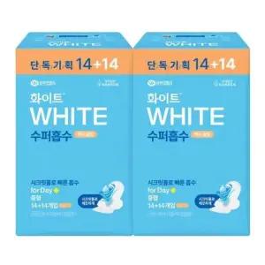 중형대 화이트 맥시 슬림중형대 수퍼흡수대 맥시화이트대 (WFJ7CUX)