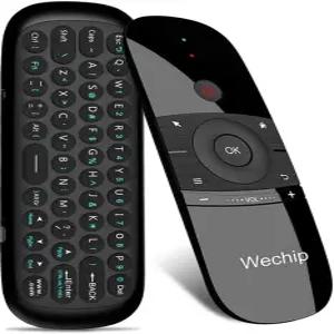 안드로이드 TV 박스/PC/프로젝터/HTPC/올인원 PC용 키보드 IR/RF 리모컨으로 WeChip W1 에어 마우스 리모컨