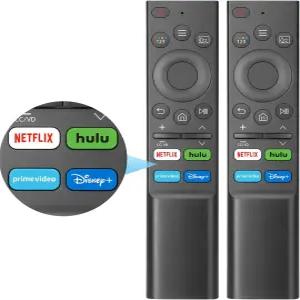 삼성 스마트 TV 리모컨 교체용 2개 팩 2019-2025 네오 QLED 크리스탈 UHD LCD OLED TV용 유니버설