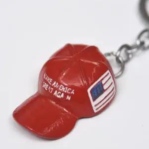 빨간 인기 모자 베스트 트럼프 키링 (WFJSQ0B)