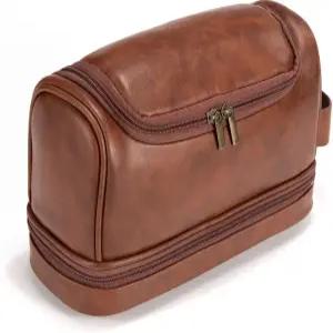 IBDRYKK 편리한 남녀공용 PU 가죽 여행 가방 후크 화장품 - 스타일리시하고 휴대하기 좋은 물주머니 56588