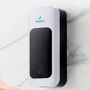 고품질 실버 손세정기 자동 디스펜서 물비누통 거품비누 (WFK6J69)