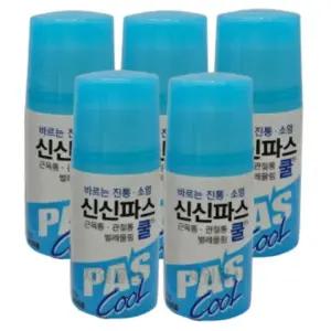 신신 바르는 쿨파스 진통 소염 벌레물림 케어 5개 바르는 파스 근육통