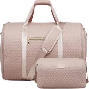 쿨라이프 의류 가방 캐리 온 컨버터블 여행용 더플 가방과 신발 주머니 위켄더 여성 남성 2인용 행잉 슈트