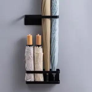 무타공 현관문걸이 자석 2컬러 다용도 철제 우산꽂이 (WFJSR87)