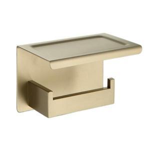 라포식 스테인레스 스틸 벽걸이 블랙 브러시 골드 화장지 홀더 욕실 페이퍼 티슈 롤러 로드 사각형 모양 SM