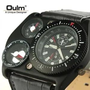 남성 아날로그 Oulm 3Pieces 스포츠 손목시계_4094 (WFK9068)