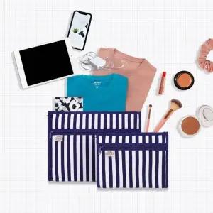 태국 세트 나라야 파우치 여행용 중형+소형 (WFK911X)