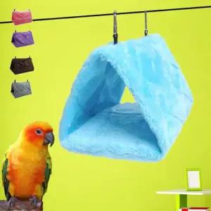 앵무새 방한 동지 새장 새용품 새집 삼각 해먹 대형 앵무새 방한 새집