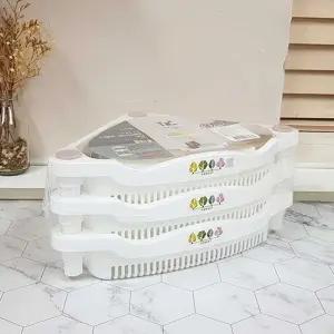 코너선반 3단 포레스트 스탠드 모서리선반 코너수납 (WFK6J6M)