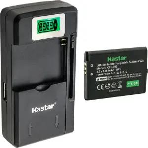 카스타 1팩 배터리 및 LCD USB 충전기 닌텐도 3DS CTR-003 충전식 2DS 게임 콘솔 닌 CTR003과 호환됩니다