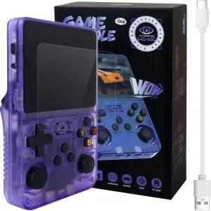 2025년 새롭게 업그레이드된 R36S 레트로 핸드헬드 비디오 게임 콘솔 리눅스 시스템 3.5인치 IPS 화면