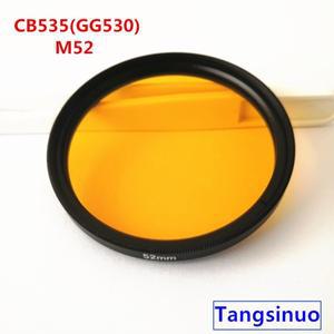 다양한 크기 535nm IR 적외선 롱 패스 필터 카메라 용 황금 광학 유리 GG530