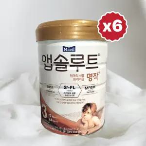 앱솔루트 명작 분유 3단계 800g, 6개