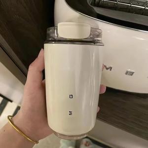 300ML 텀블러 보온병 밀키 화이트 커피 머그 자동차용 보온 물병 여행용 스테인리스 진공 플라스크 주전자