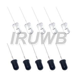 Arduino호환 DIY용 10쌍 F3 F5 다이오드 3mm 5mm 940nm LED 적외선 발광체 및 IR 수신기