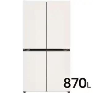 LG전자 디오스 오브제컬렉션 T873MEE111 냉장고 870L 베이지