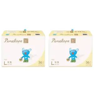 페넬로페 씬씬씬 플러스 밴드 기저귀 대형(공용) 36매 x 2팩