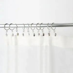 [콩심팥심]커튼 고리 링 집게 10p