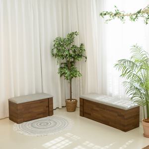 가구쟁이 깔끔이수납형 벤치소파 스툴 화장대의자