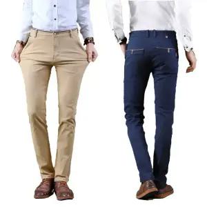 남자 면바지 스판일자 스트레이트핏 남성팬츠 슬랙스