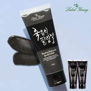 [라벨영] 얼굴각질이 사르르 각질제거 자극NO/ 블랙헤드 피지케어/죽음의필링젤 2개