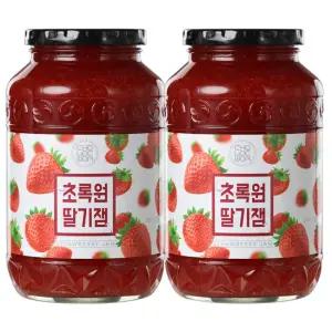 초록원 딸기잼 1kg+1kg / 무료배송