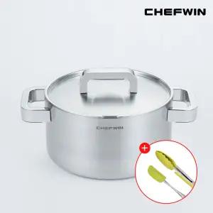 [롯데 단독 사은품 증정]  316STS 통5중 20cm 양수냄비