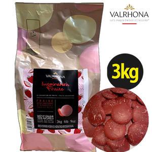 발로나 인스피레이션 딸기초콜릿 3kg 커버춰 프랑스산 초코 초코렛 마카롱,발렌타인 필링 데코
