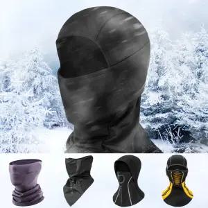 B-73 겨울 기모 바라클라바 방한 후드 워머 자전거 두건 오토바이 목토시 바이크 안면 마스크 겨울용 넥워머 용품