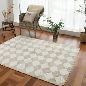 [르헤브] 미로 착번아웃 5mm 극세사 카페트 160x210