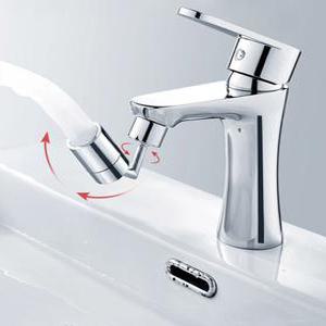 세면대 720 회전 굴절 수도 꼭지 수전 아기 비데 세면 양치 토수구 워터탭 스테인리스