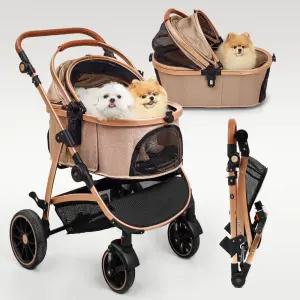 오아 펫츠 애견 유모차 강아지 고양이 반려동물 캐리어 접이식 분리형 폴딩 경량 반려견 개모차